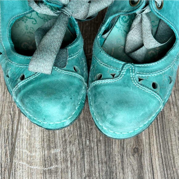 Neosens Turquoise Kitten Heels | 39 - Picture 2 of 9